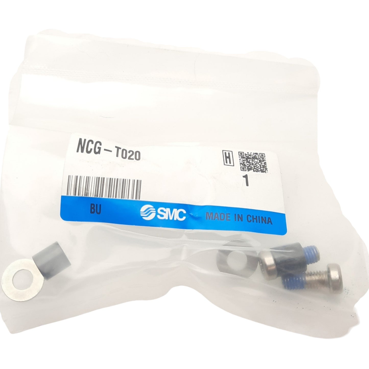 New SMC NCDGUN20-0300-XC37 Pneumatic Cylinder, ø3/4" Bore, 3" Stroke, 1/8NPT, 1.0MPa