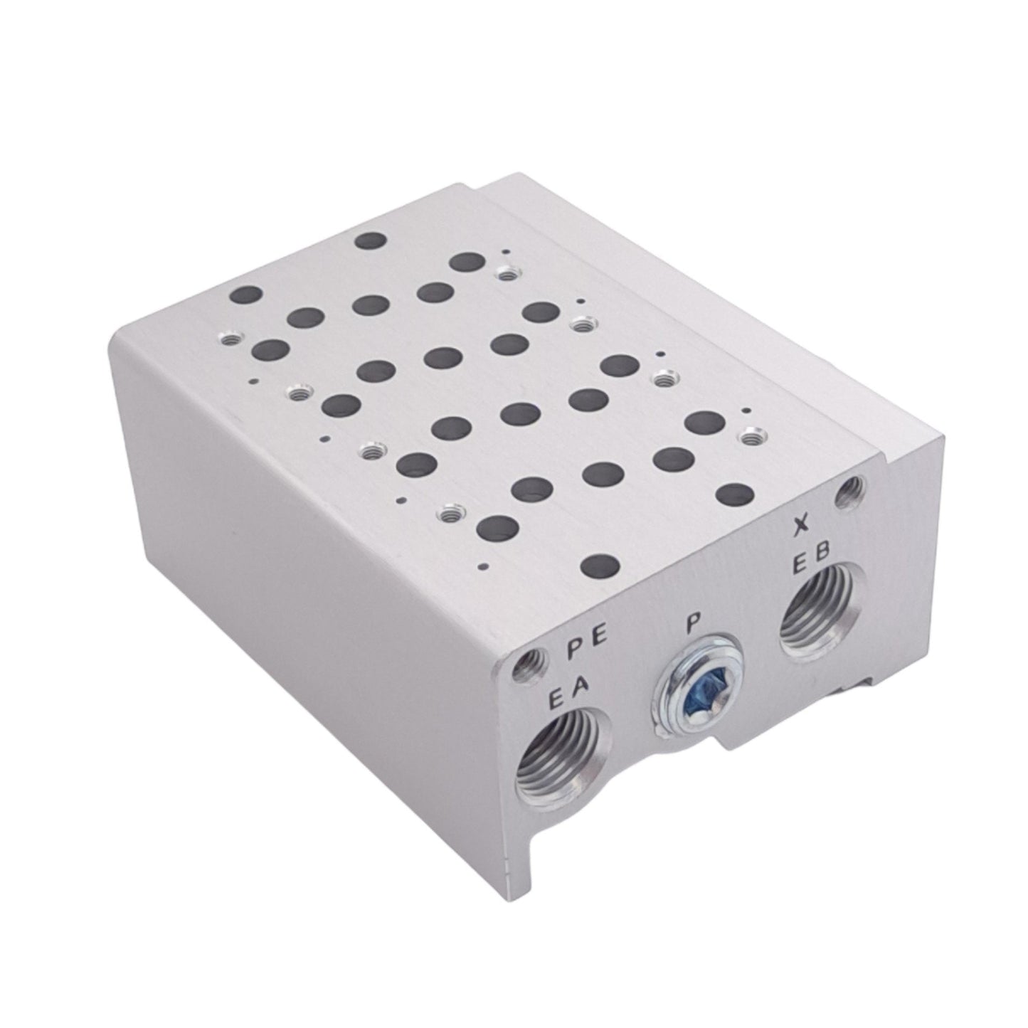 New SMC SS5Y5-42-04-C6 Pneumatic Manifold Base, 4-Station, ø6mm One-Touch, 1.0 MPa