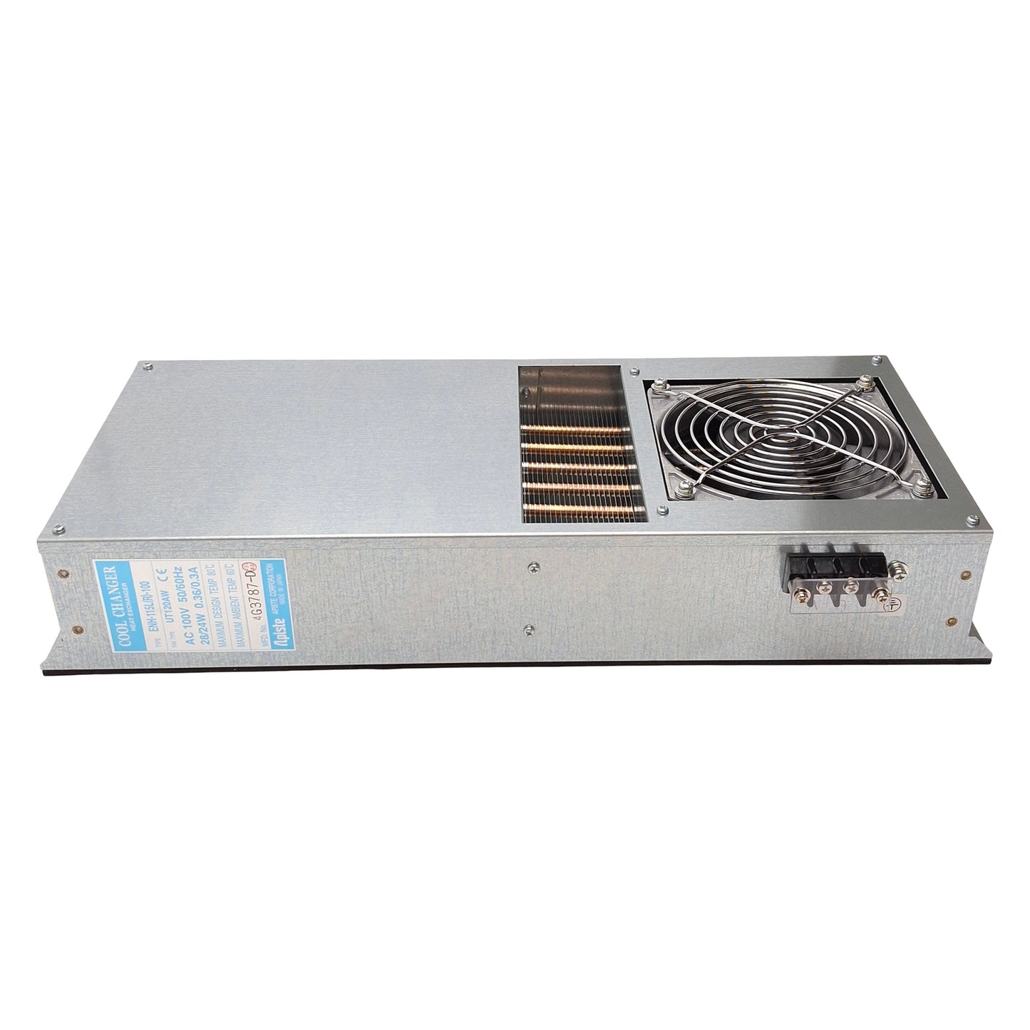 New Apiste ENH-115L(R)-100 Control Panel Heat Exchanger, 426x177x70mm, 100VAC