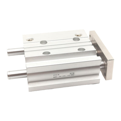 New SMC MGPL20-50Z Compact Guide Cylinder, ø20mm Bore, 50mm Stroke, 1.0MPa, 1/8in Rc