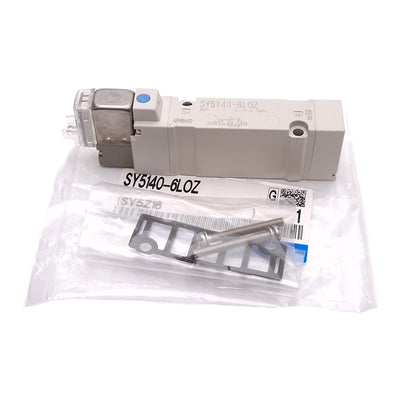 New SMC SY5140-6LOZ Solenoid Valve, 2-Position Single, 0.15-0.7MPa, 12VDC Coil