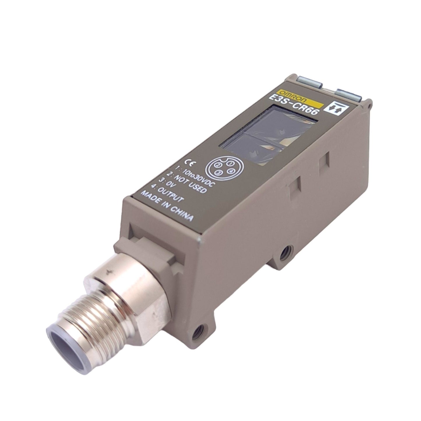 New – Open box Omron E3S-CR66 Photoelectric Sensor, NPN/PNP, 3m Sensing, M12, 10-30VDC 40mA