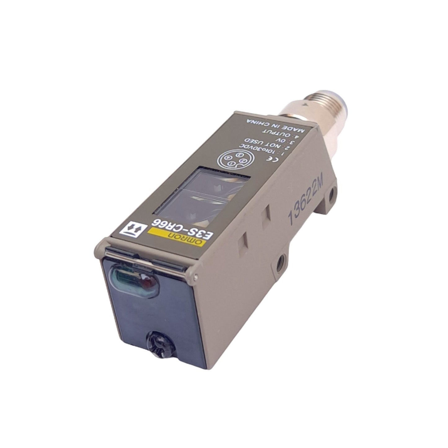 New – Open box Omron E3S-CR66 Photoelectric Sensor, NPN/PNP, 3m Sensing, M12, 10-30VDC 40mA
