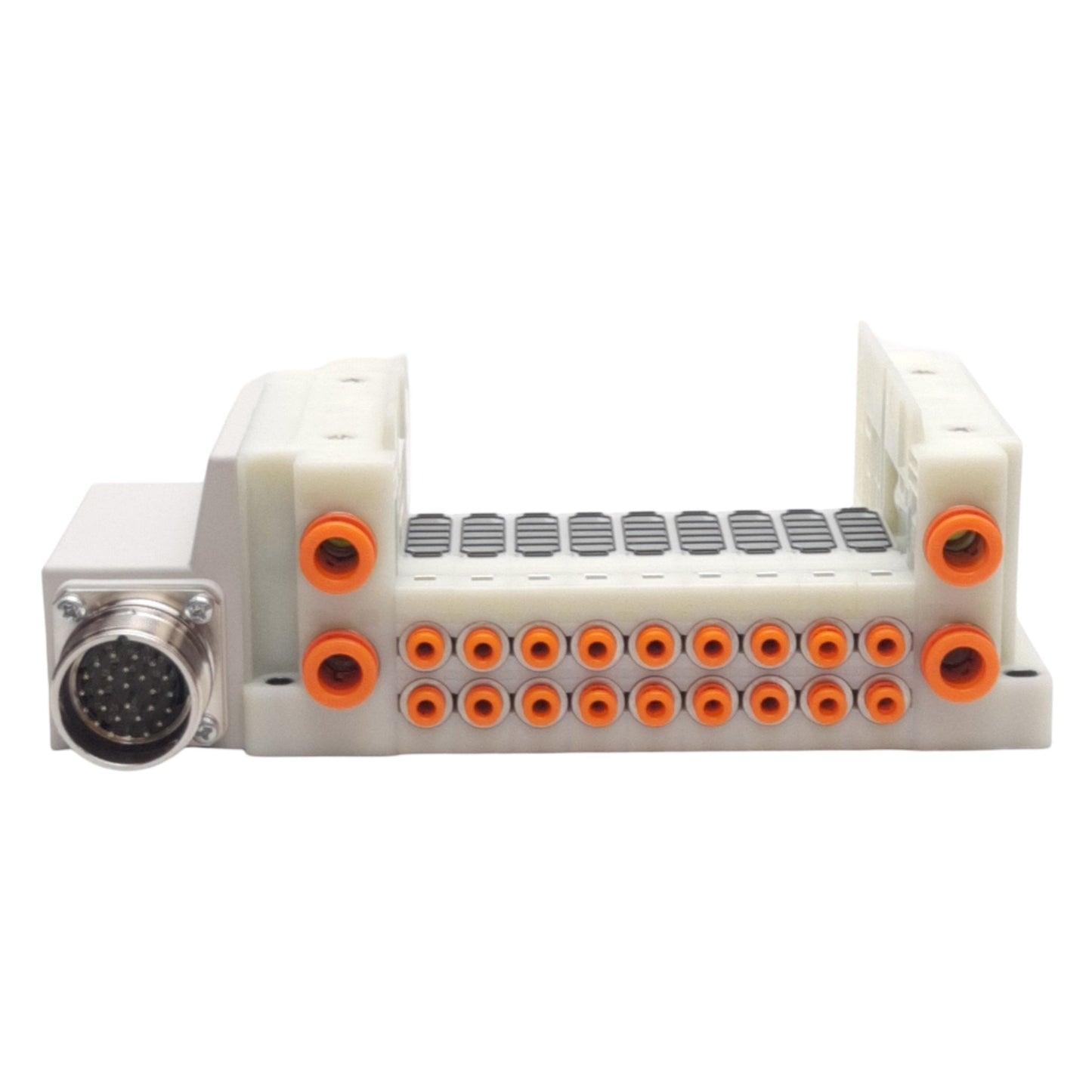 New SMC SS5Y3-10M-09B-N1 Pneumatic Manifold, 9 Stations, N1 ø1/8" One Touch Fitting