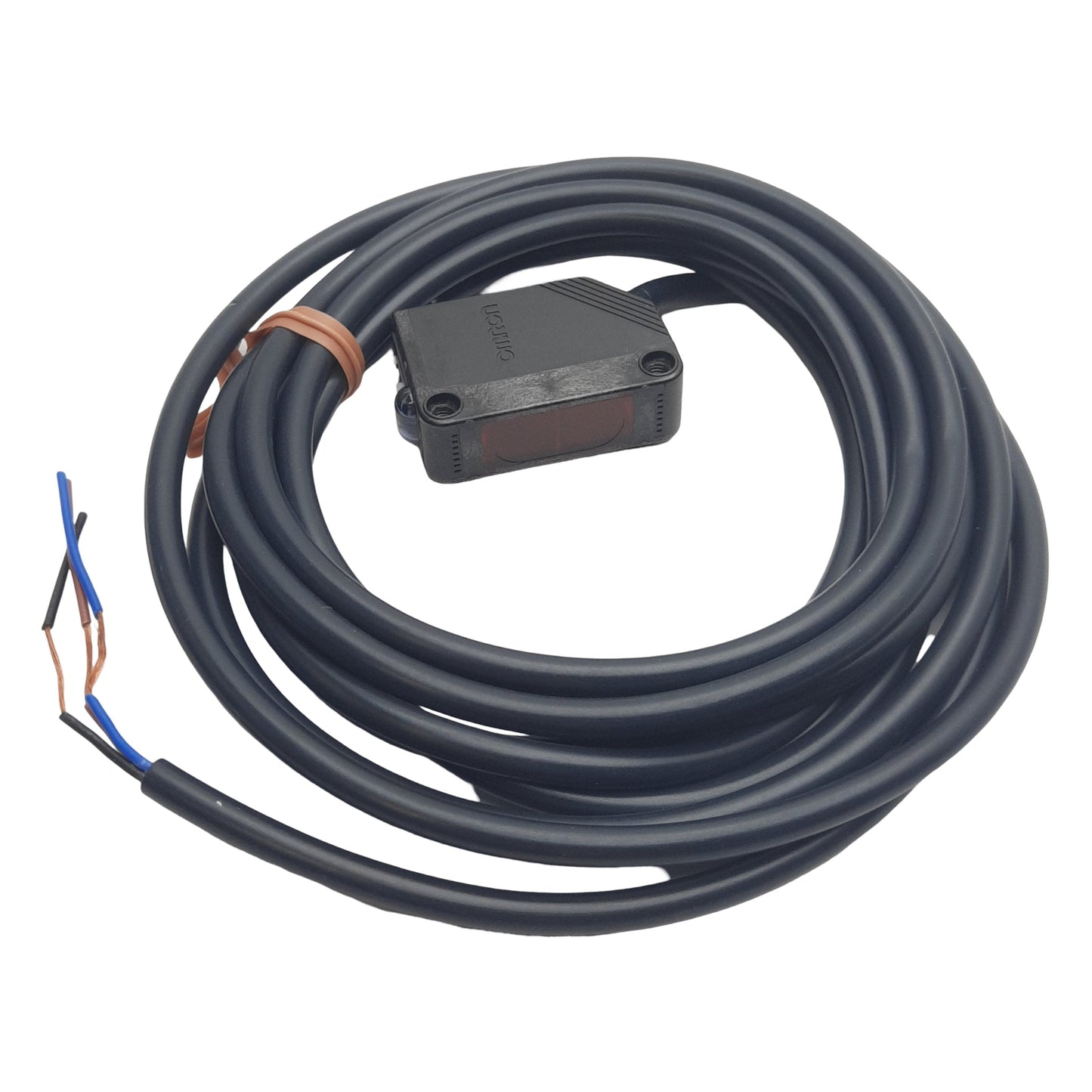 New Omron E3Z-D61 Photoelectric Sensor, NPN, 12-24VDC, 3-Wire Lead 2m, 5-100mm Range
