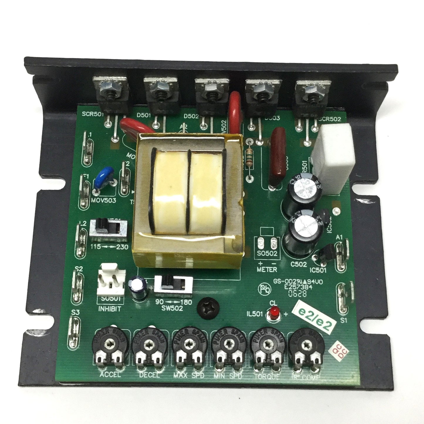 Used Minarik MM23011C DC Motor Drive Speed Control 115/230VAC IN, 0-180VDC OUT, 1/4HP