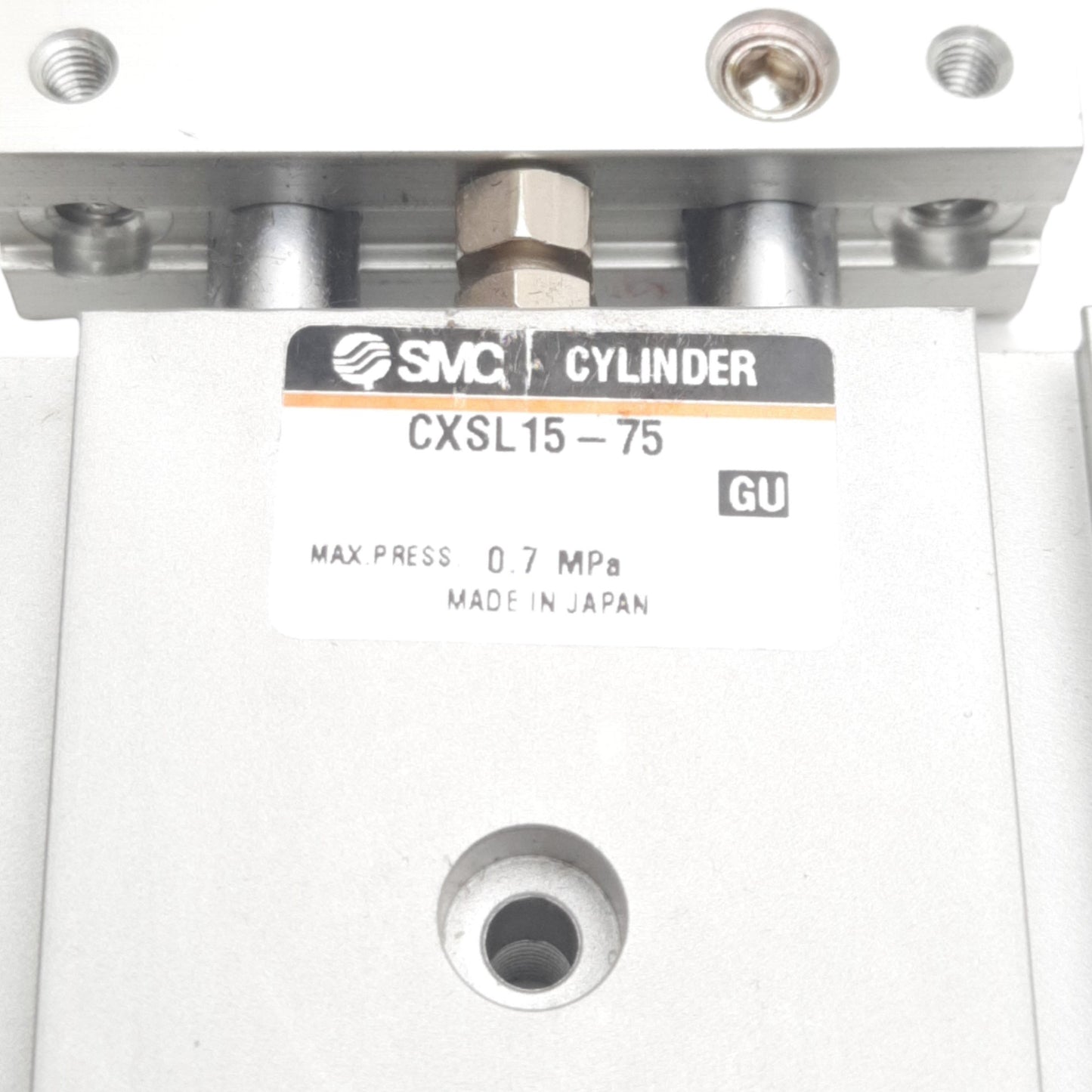 New SMC CXSL15-75 Guided Cylinder, ø15mm Bore, 75mm Stroke, 0.7MPa, M5 Ports