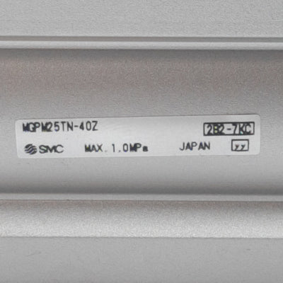 New SMC MGPM25TN-40Z Compact Guide Cylinder ø25mm Bore 40mm Stroke, 1.0MPa, 1/8" NPT