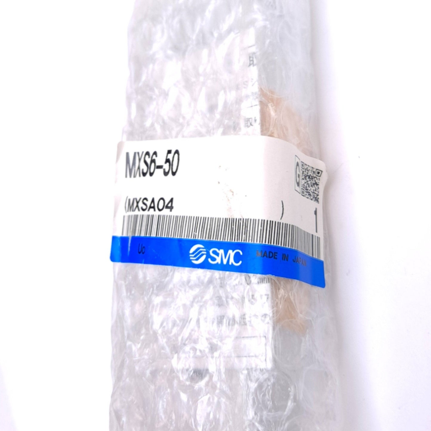 New SMC MXS6-50 Pneumatic Slide Table, ø6mm Bore, 50mm Stroke, M3x0.5, 0.7 MPa