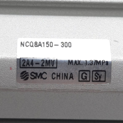 New SMC NCQ8A150-300 Compact Cylinder, ø150mm Bore, 300mm Stroke, 1.37MPa, 1/8in NPT