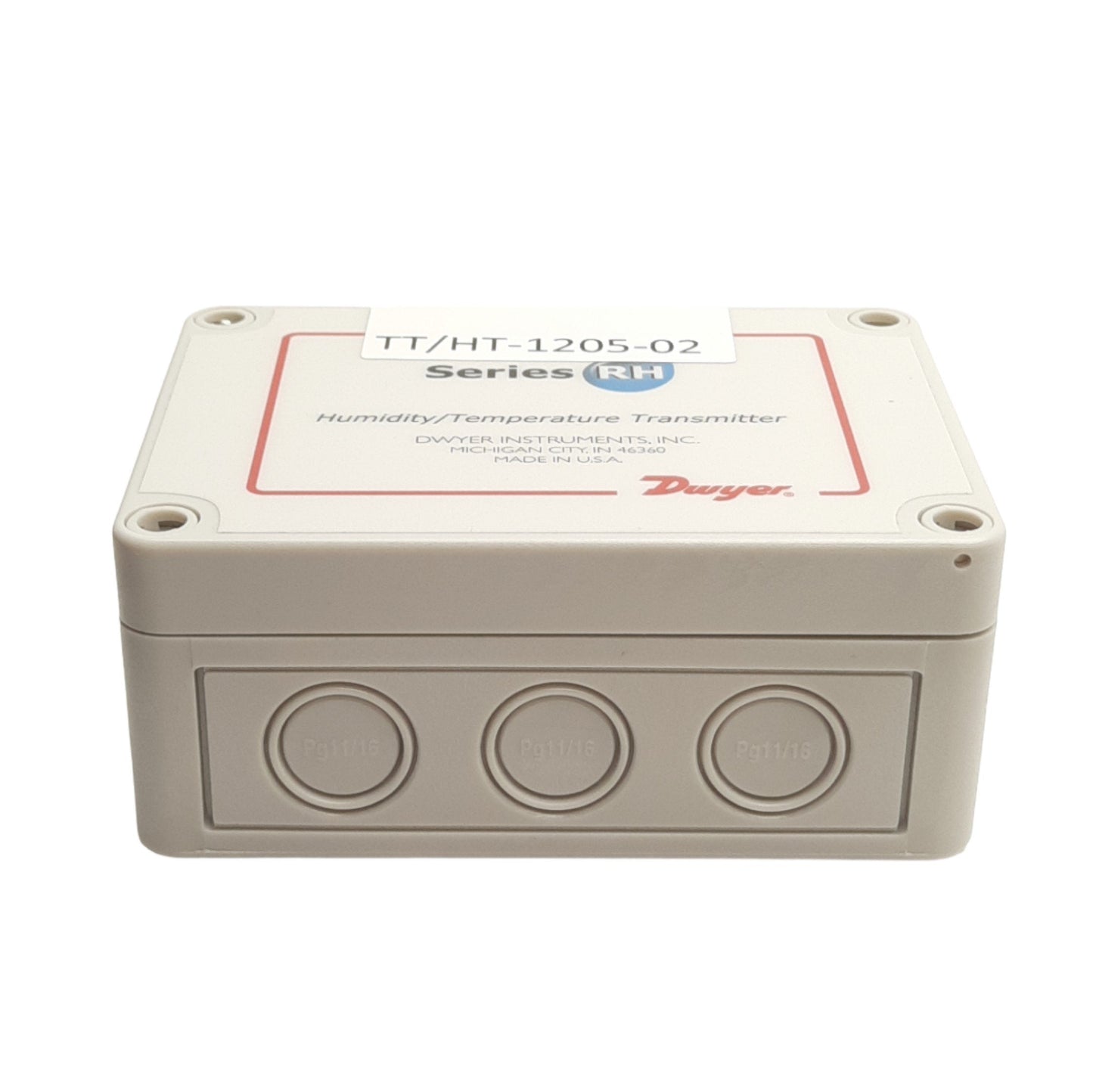 New Dwyer RHP-2S11 Temp/Humidity Sensor, -40 to 140°F, 0-100& RH, 4-20mA Output