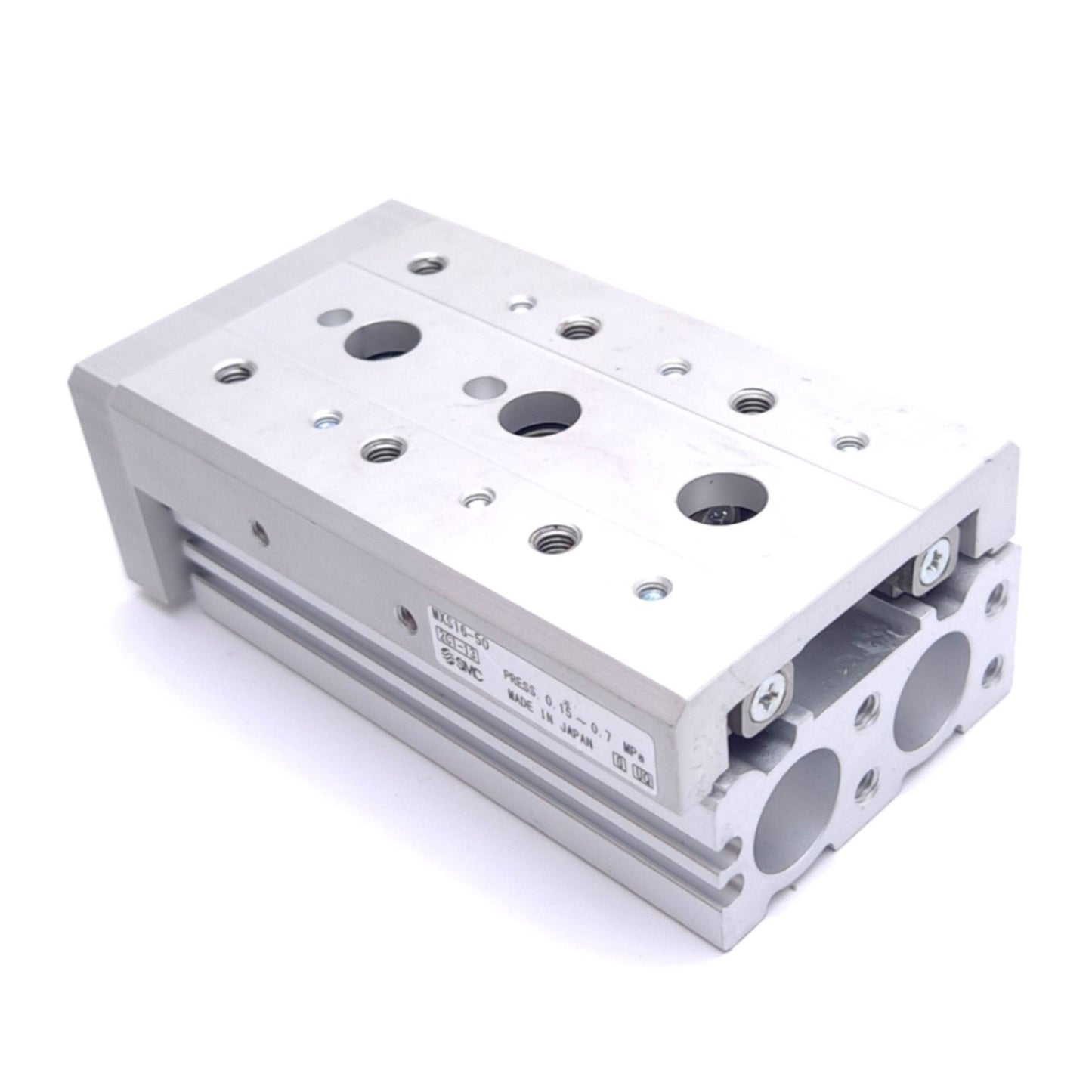 New SMC MXS16-50 Pneumatic Slide Table, ø16mm Bore, 50mm Stroke, M5x0.8, 0.7 MPa