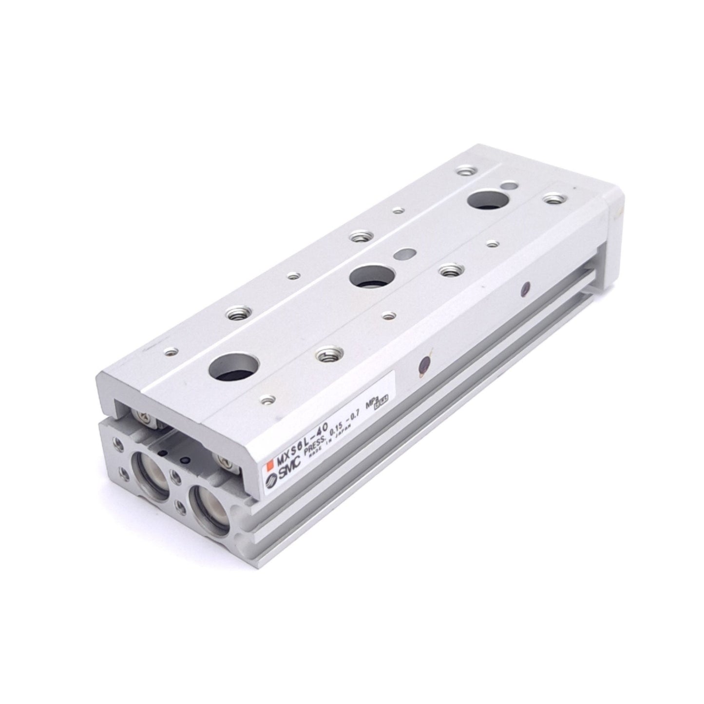 New SMC MXS6L-40 Pneumatic Slide Table, ø6mm Bore, 40mm Stroke, M3x0.5, 0.7 MPa