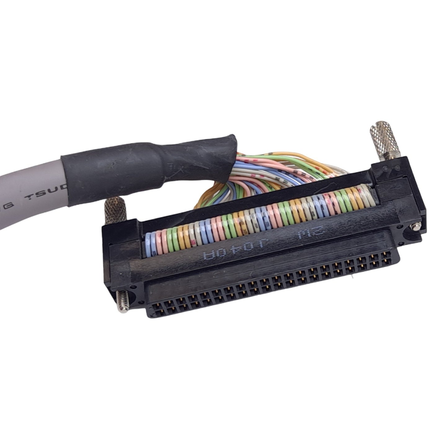 Used Omron XW2B-40G5 Breakout Board, 40-Pole 1A 125VAC, DIN, M3.5, 1 Meter Flat Cable