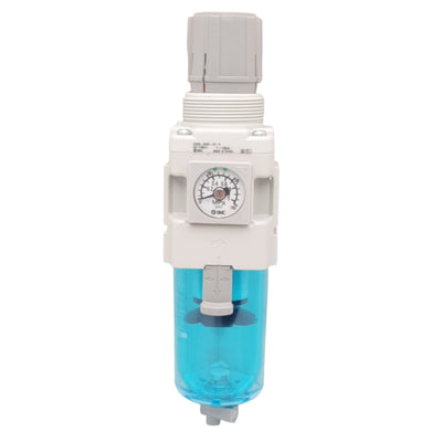 New SMC AW30-N03E-6Z-B Filter Regulator, 7-125psi, 5µm Filtration, 3/8in Female NPT