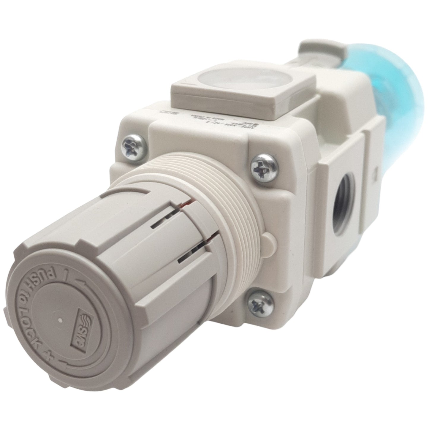 New SMC AW30-N03E-6Z-B Filter Regulator, 7-125psi, 5µm Filtration, 3/8in Female NPT