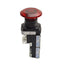 New Allen Bradley 800HC-FRXJTQH24RG1Y Illuminated Push Pull E-Stop, 30mm, 2NO & 2NC