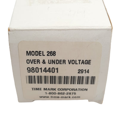New Time Mark Corp Model 268 Voltage Monitor, SPDT, 90-110VAC / 120-140VAC Range