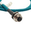 Used Lumberg Automation RKFS 8-J45S-656/B/1M Ethernet Cable, M12 8-Pin to RJ45, 1m