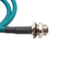 Used Lumberg Automation RKFS 8-J45S-656/B/1M Ethernet Cable, M12 8-Pin to RJ45, 1m