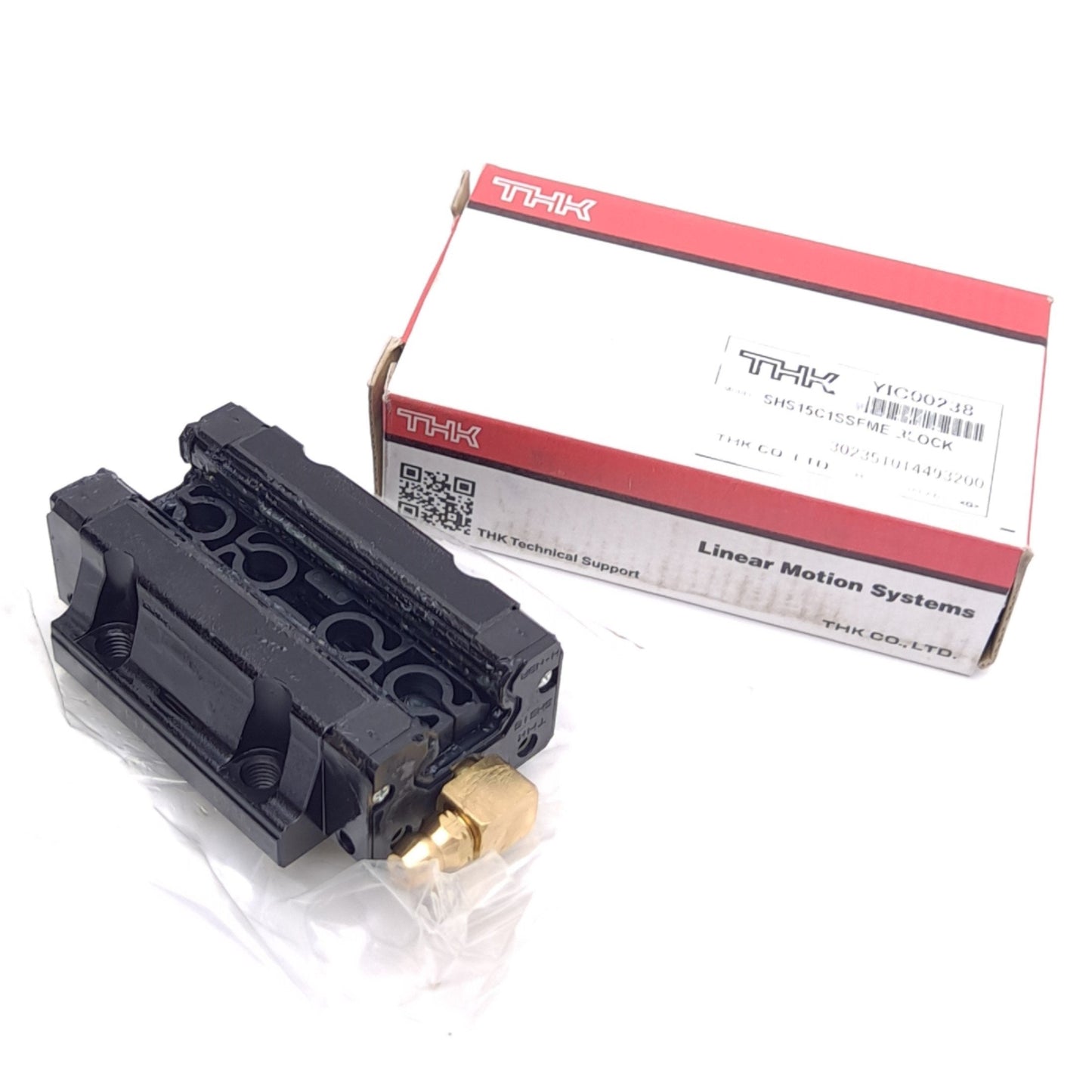 New THK SHS15C1SSFME Linear Guide Block for 15mm Rail, 60mm Length, M5, 24200N
