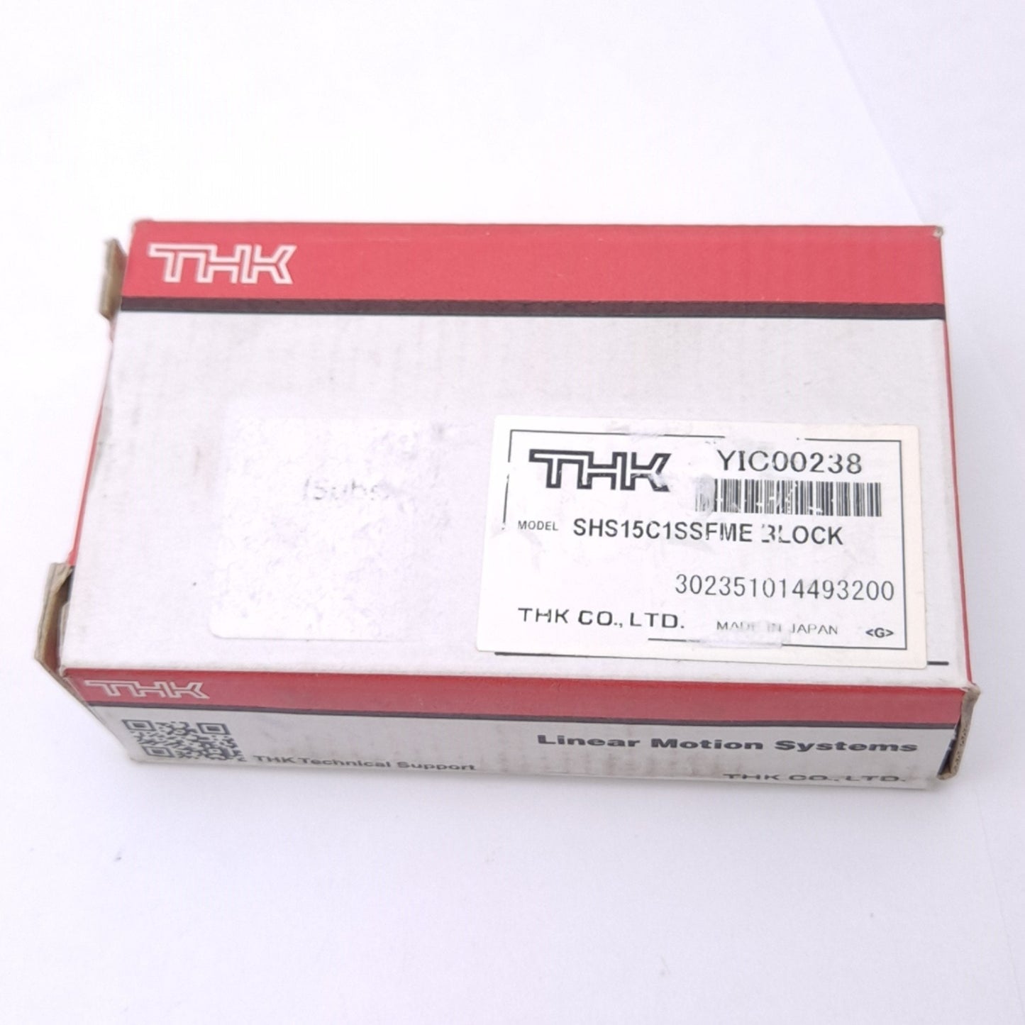 New THK SHS15C1SSFME Linear Guide Block for 15mm Rail, 60mm Length, M5, 24200N