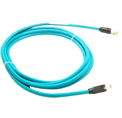 New Murrelektronik 7700-551101-S4X0300, M12-RJ45 8-Pin, CAT6A Ethernet, 600 VAC, 3m