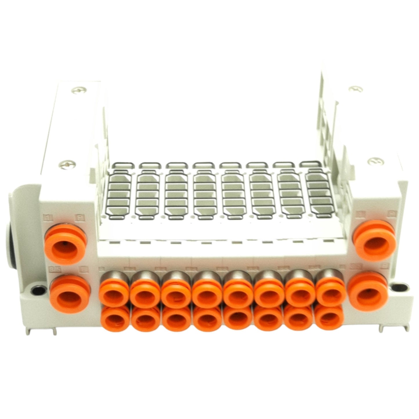 New SMC SS5Y3-10S0-08B-N7D0, Manifold, 8 Stations, N7 ø1/4" One Touch Fitting