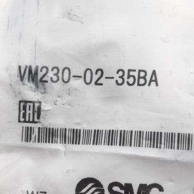 New SMC VM230-02-35BA Mechanical Valve, 3-Port 3-Position, 0-1.0MPa, 1/4in Rc Ports