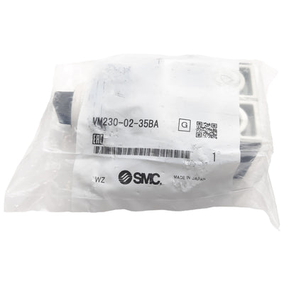 New SMC VM230-02-35BA Mechanical Valve, 3-Port 3-Position, 0-1.0MPa, 1/4in Rc Ports