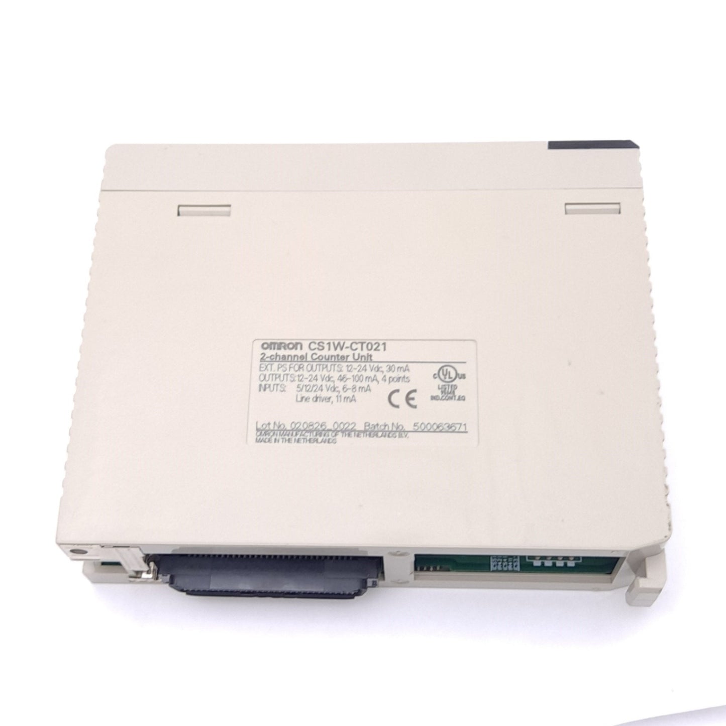 New – Open box Omron CS1W-CT021 PLC Counter Unit, 2-Channel, 12-24VDC 46-100mA 4-Point Output