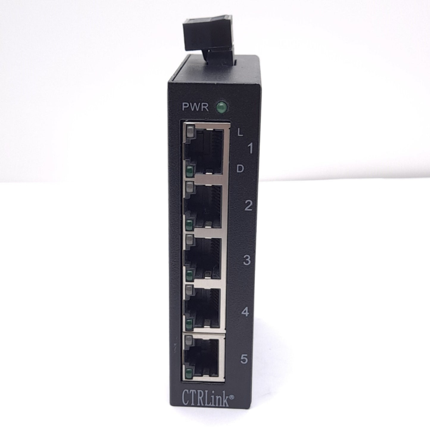 Used Contemporary Controls EISK5-100T Ethernet Switch, 5-Port RJ45, 24VAC/DC, 100Mbps