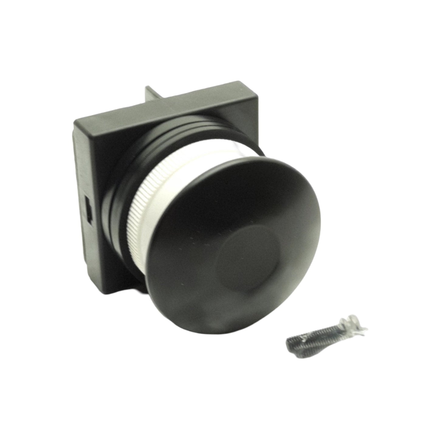 New Lot of 3 SMC VM-30CB Mechanical Valve Push Button, 30mm, Black Color