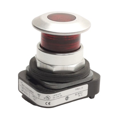 New Allen Bradley 800T-FXN Pushbutton Operator, 30.5mm, Red, 2-Pos Momentary