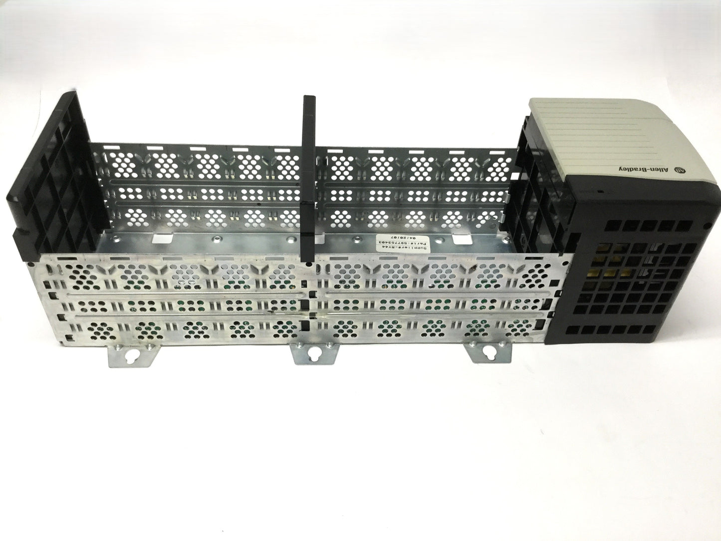 Used Allen Bradley 1756-PA72/C ControlLogix PLC Power Supply w/ A10 Rack Chassis