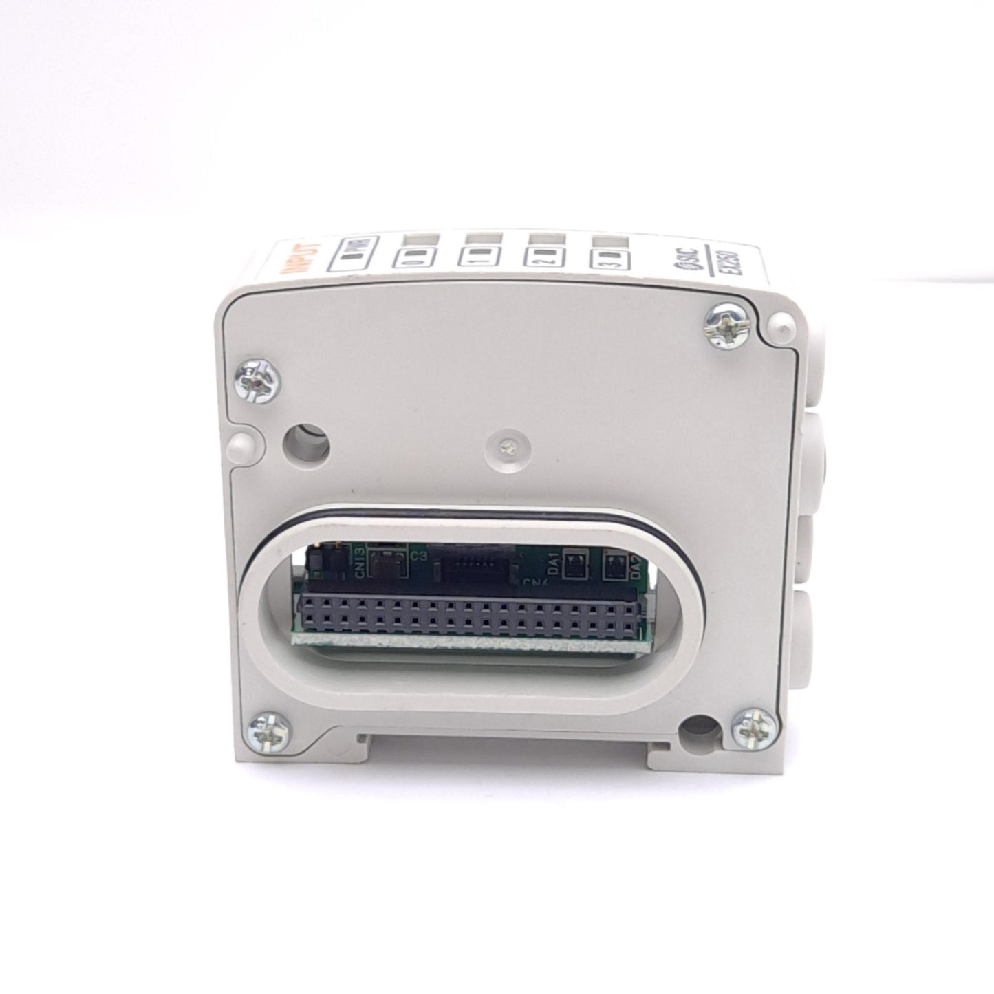 Used SMC EX250-IE3 SI Input Module, 4-Point M8 3-Pin, PNP/NPN Switch, 24VDC, DIN