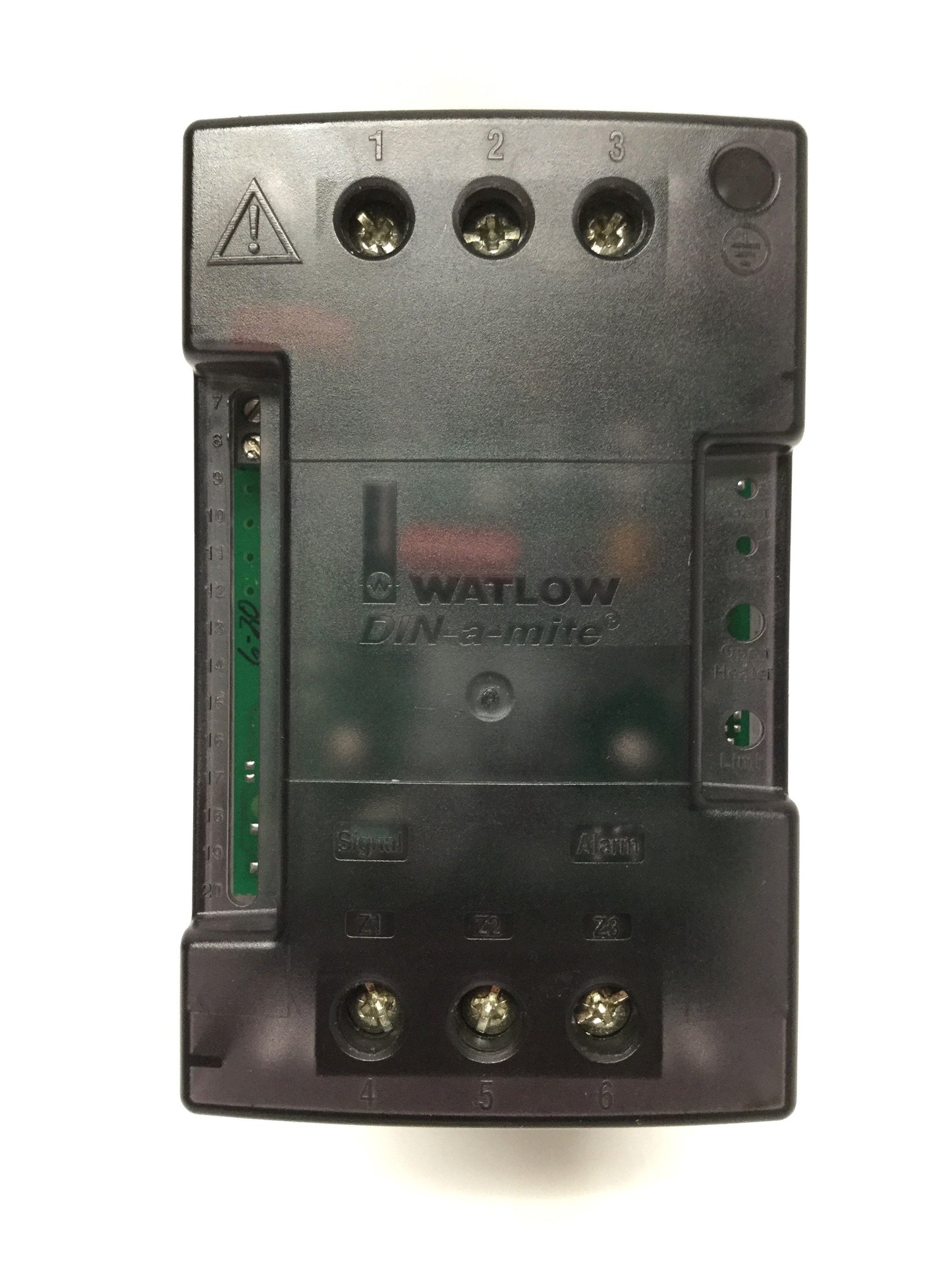 Used Watlow DC21-60K2-0000 DIN-A-MITE Power Controller 277-600VAC, 3-Phase, 65A
