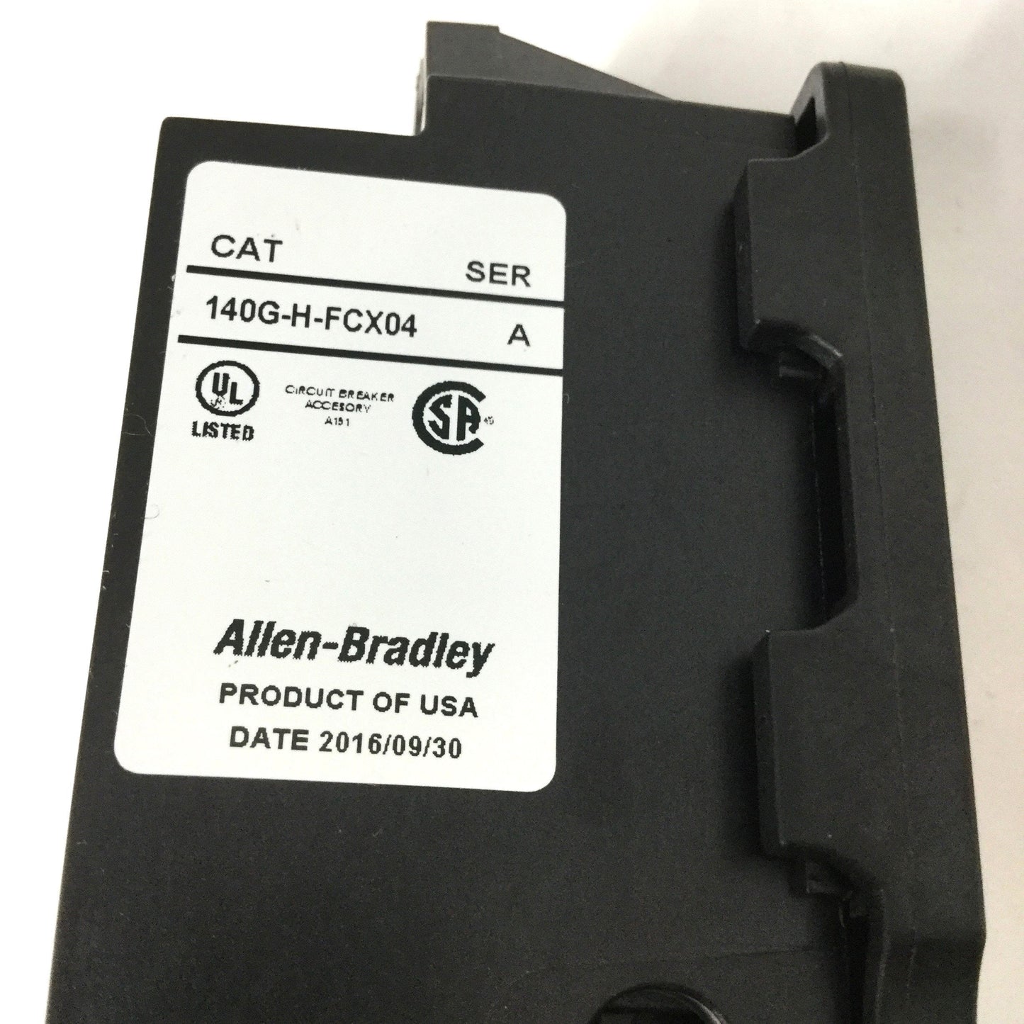 Used Allen Bradley 140G-H-FCX04 Circuit Breaker Cable Operator, Flange, 4ft L, 125A