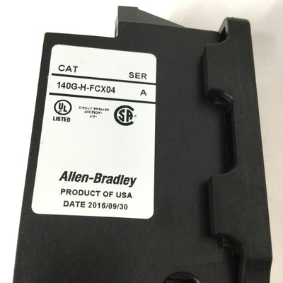 Used Allen Bradley 140G-H-FCX04 Circuit Breaker Cable Operator, Flange, 4ft L, 125A