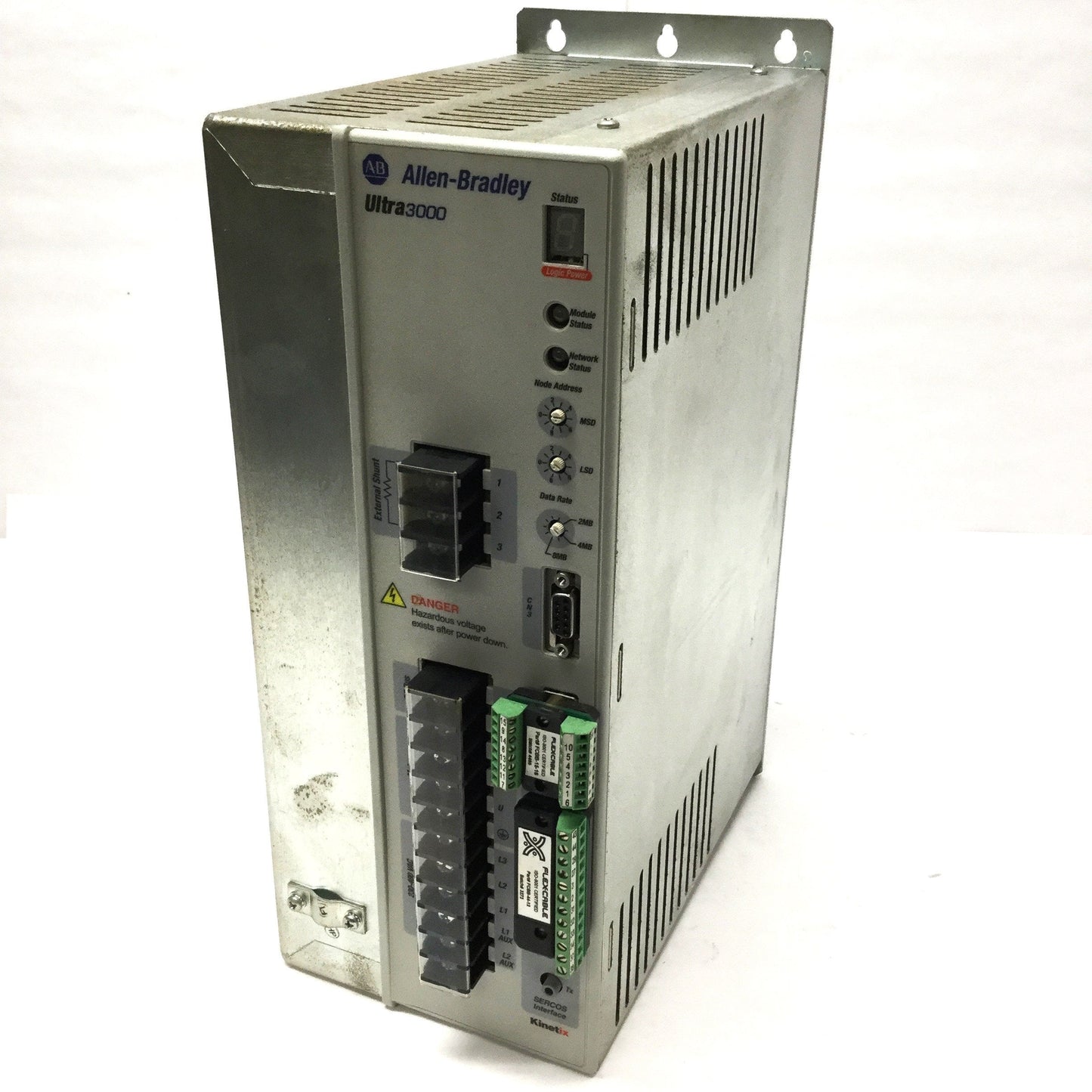 Used Allen Bradley 2098-DSD-HV030-SE V1.6 Ultra3000 Servo Drive 7A 3Ø 230/460V
