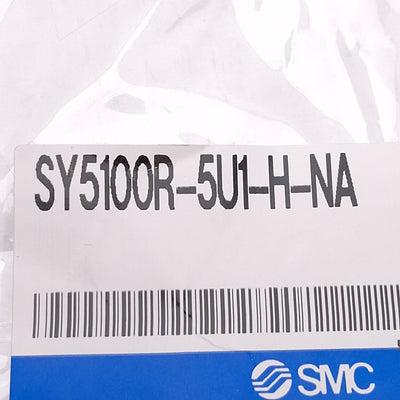 New SMC SY5100R-5U1-H-NA Solenoid Valve 2-Position Single, 0.25-0.7MPa, 24VDC Coil