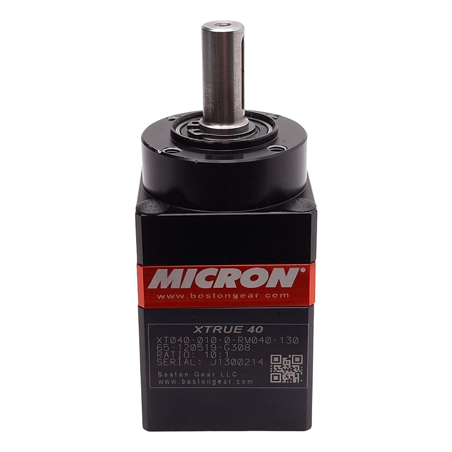 Used Boston Gear XT040-010-0-RM040-130 Micron XTRUE Planetary Gearhead 10:1, 13arcmin