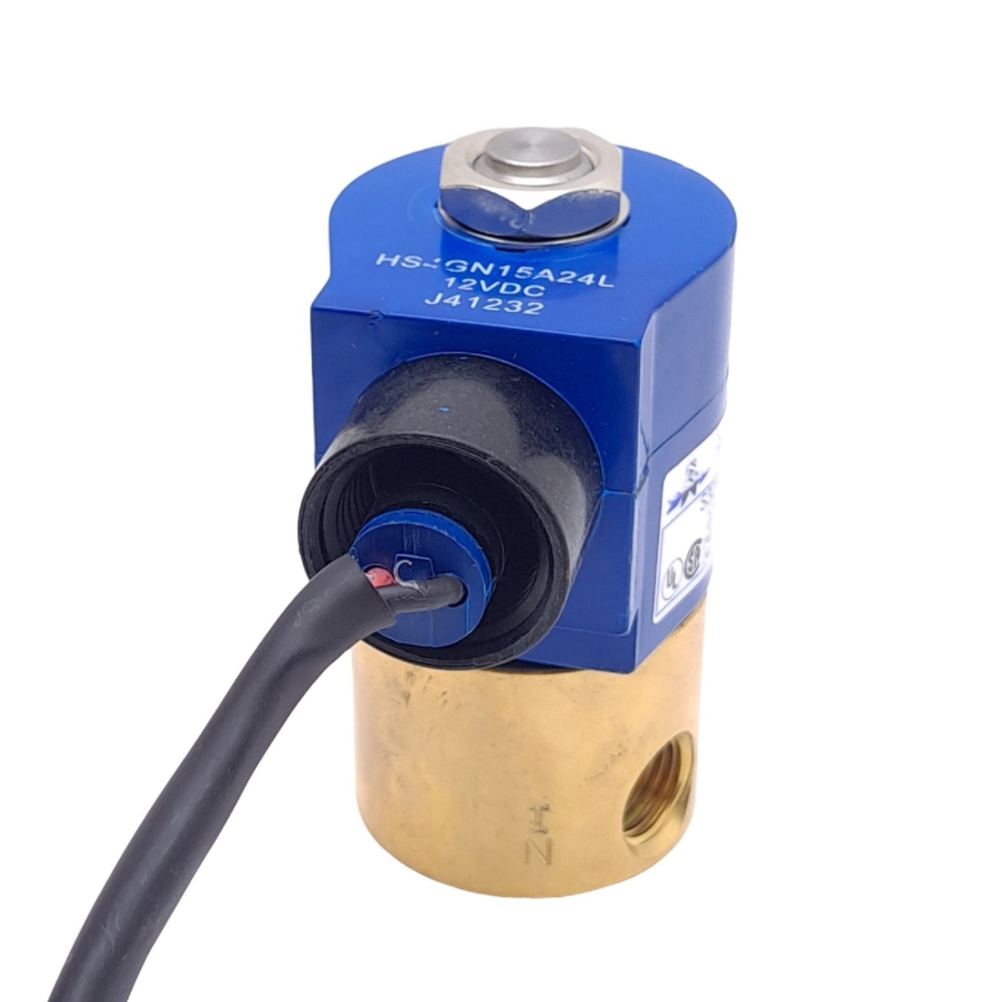 New – Open box GC Valves S301GF15V8BC7L Solenoid Valve, 12VDC, 1/4NPT, 2-Way Direct, NC, 240psi