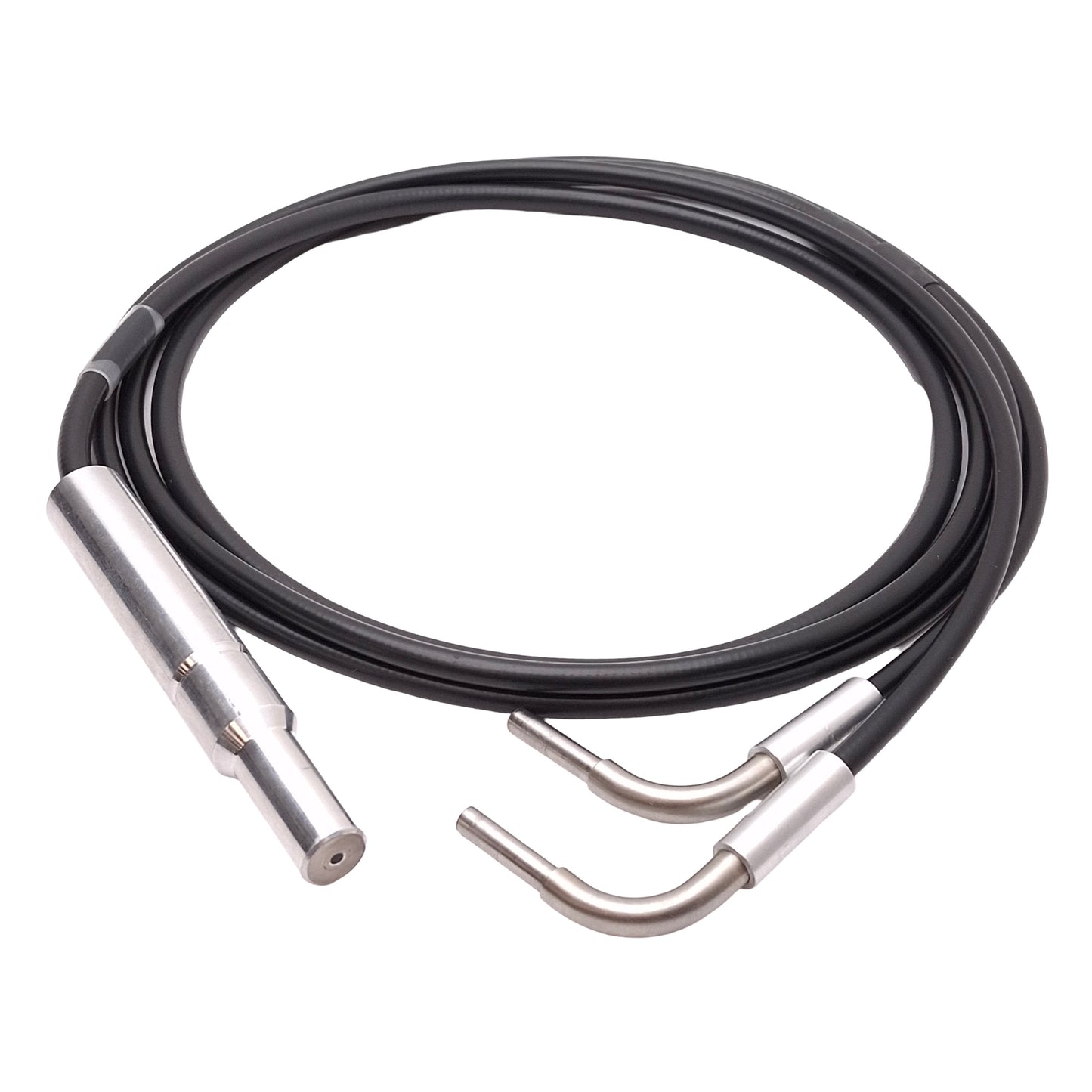 Used Lesco OLB1090 UV Light Guide, Dual Right Angle, ø2mm ID x ø5mm OD, D-Style, 1.5m
