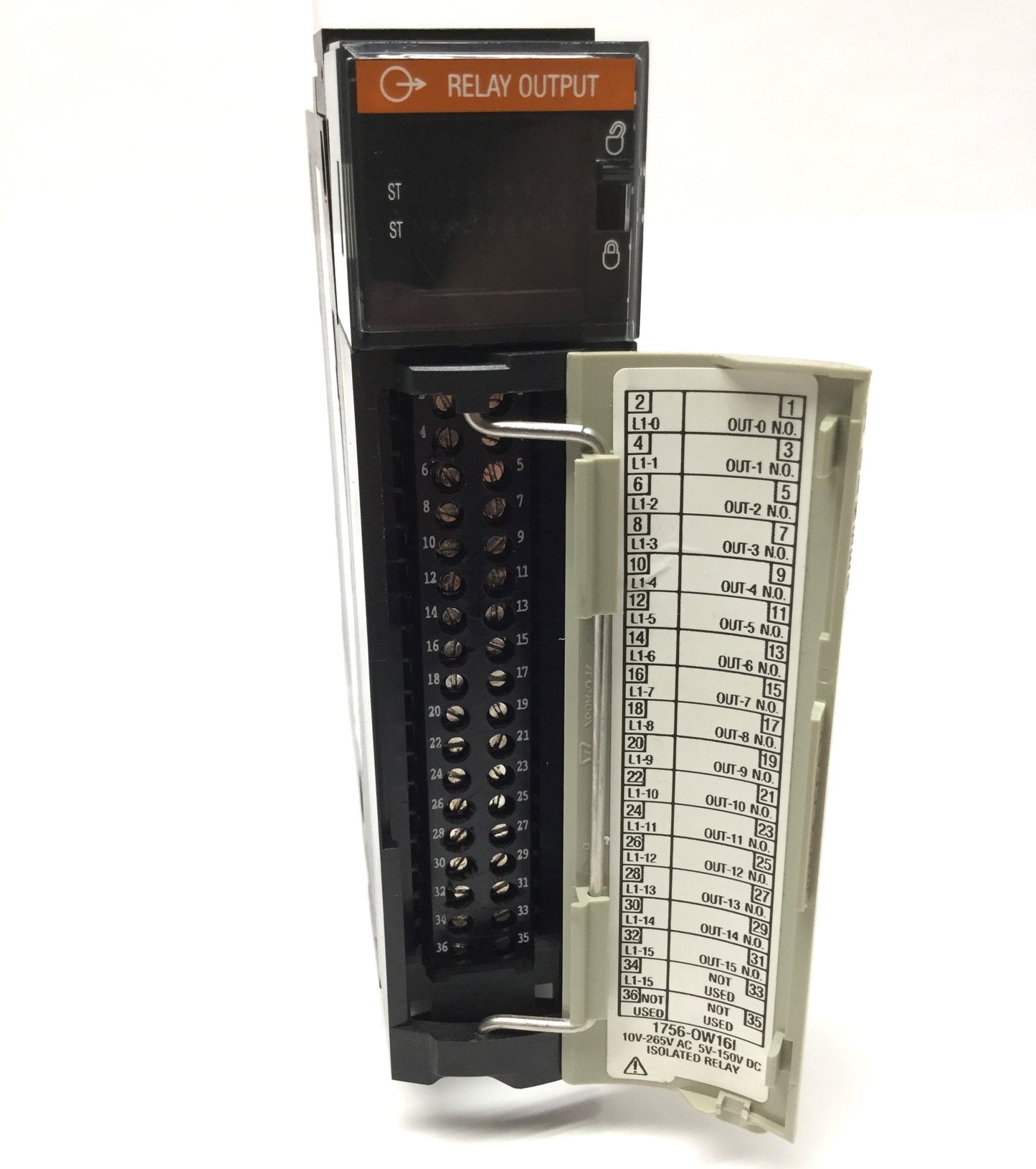 Used Allen Bradley 1756-OW16I/A CompactLogix Relay Isolated Output Module, 16-Point