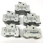 Used Lot of 5 Allen Bradley 1492-FB3C30-L Class CC Fuse Holder Block, 3-Pole 600V 30A
