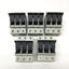 Used Lot of 5 Allen Bradley 1492-FB3C30-L Class CC Fuse Holder Block, 3-Pole 600V 30A