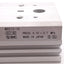 Used SMC MXS12-10 Slide Table, ø12mm Bore, 10mm Stroke, 0.15-0.7MPa, M5x0.8 Ports