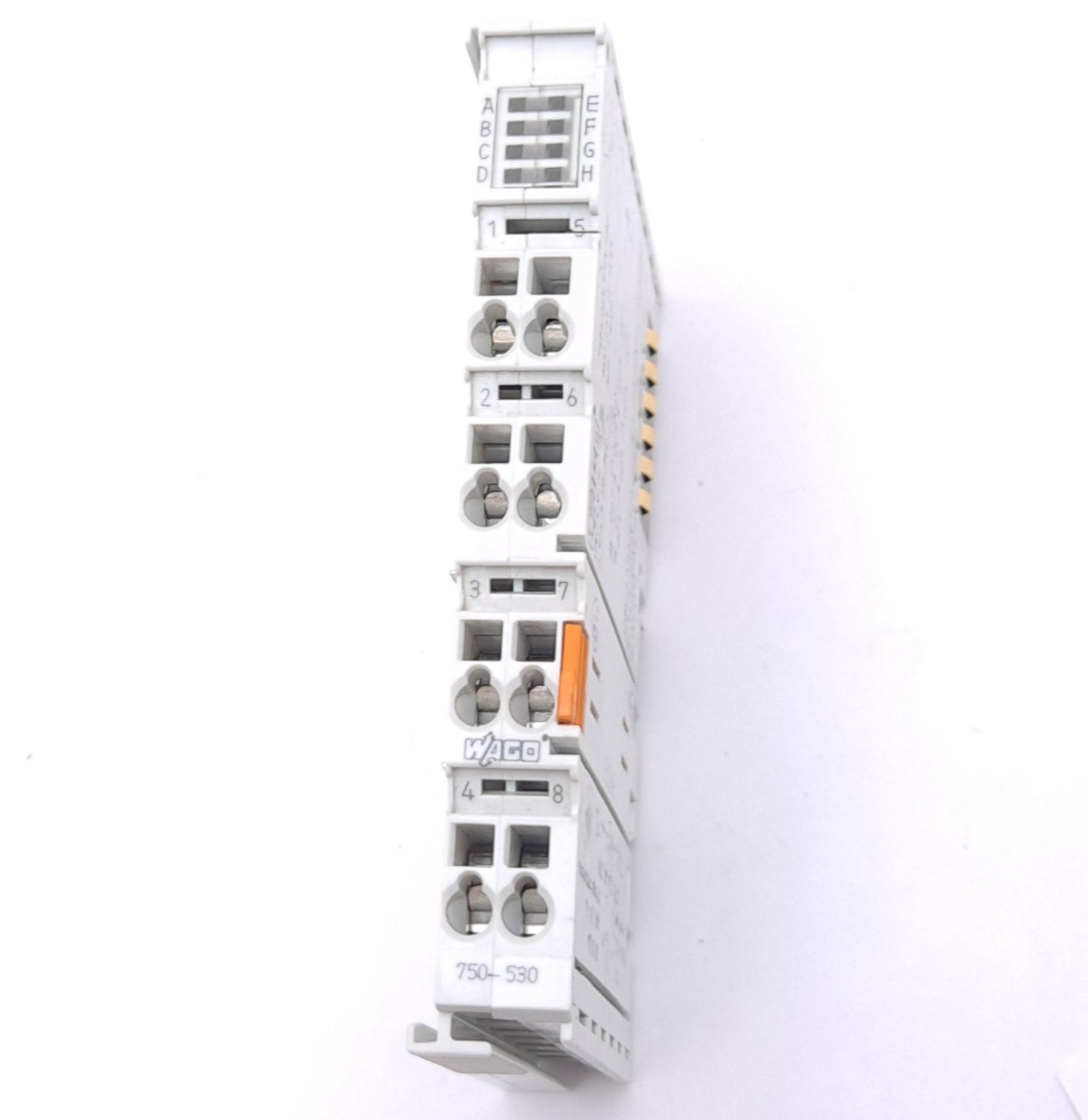 Used Wago 750-530 Digital Output Module, 8-Channel DO, 24VDC, 0.5A Out, DIN Rail
