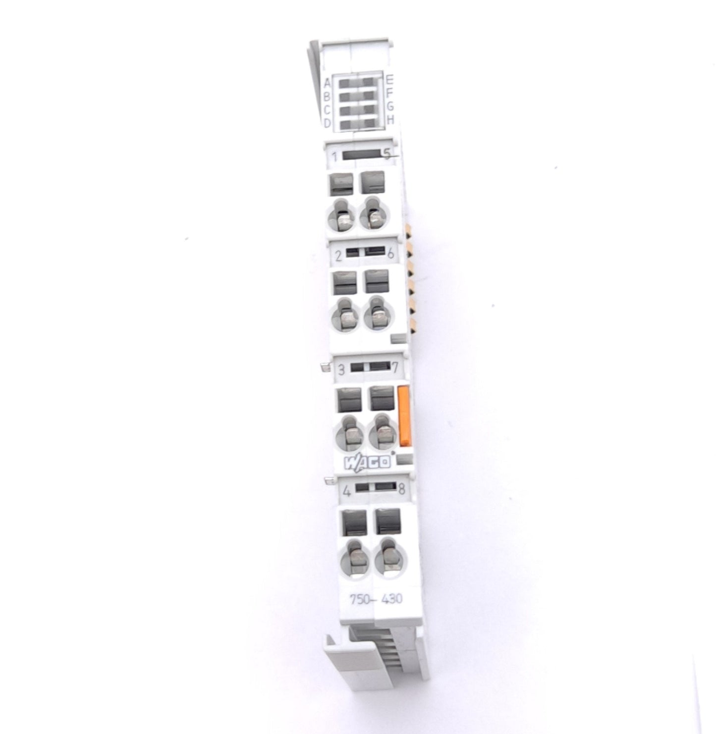 Used Wago 750-430 Digital Input Module, 8-Channel DI, 24VDC, 3ms, Cage Clamp, DIN
